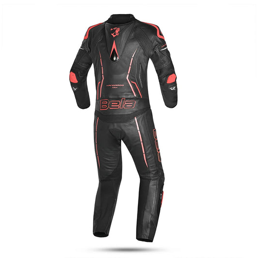BELA ROCKET KANGROO MIX 2PC TUTA UOMO IN PELLE  NERO ROSSO – Yamoto.it