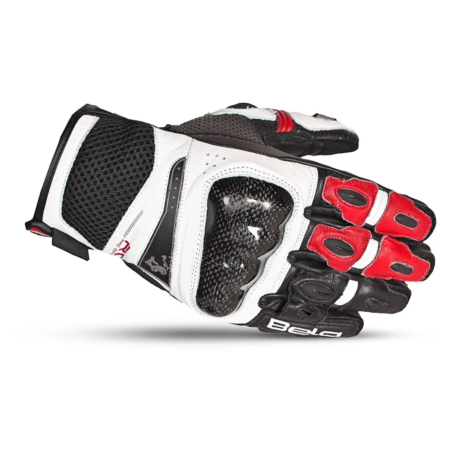 BELA ROCKET CORSA GUANTO BIANCO/ROSSA/NERO 