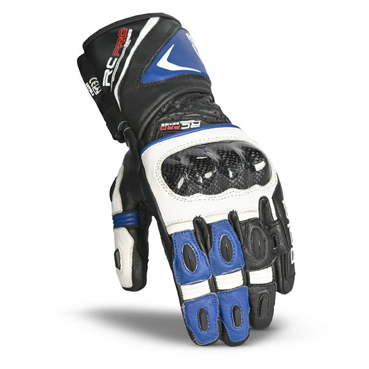 BELA ROCKET LUNGO GUANTO MOTOCICLISTA NERO/BLUE/BIANCO – Yamoto.it