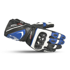 BELA ROCKET LONG GUANTO MOTOCICLISTA NERO/BLUE/BIANCO 