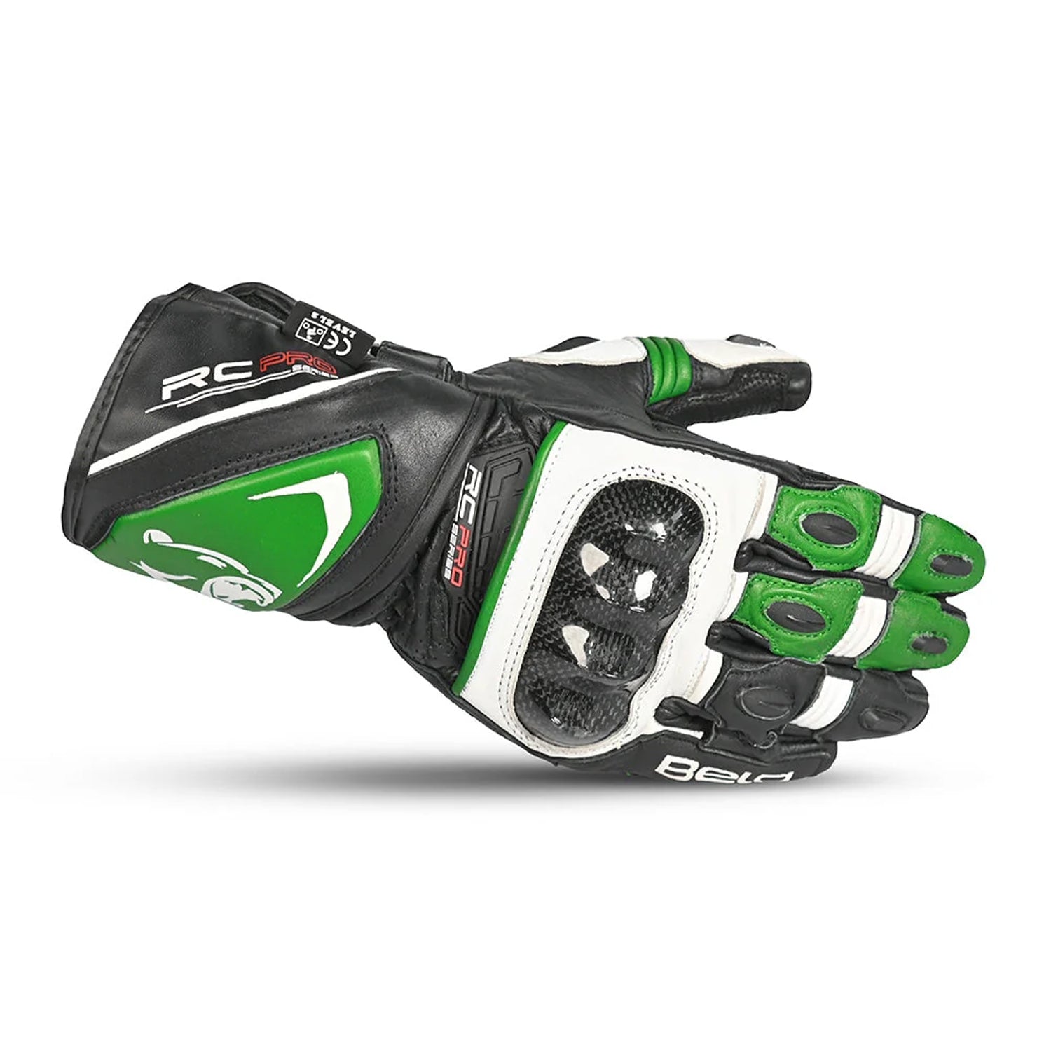BELA ROCKET LUNGO GUANTO NERO/VERDE 