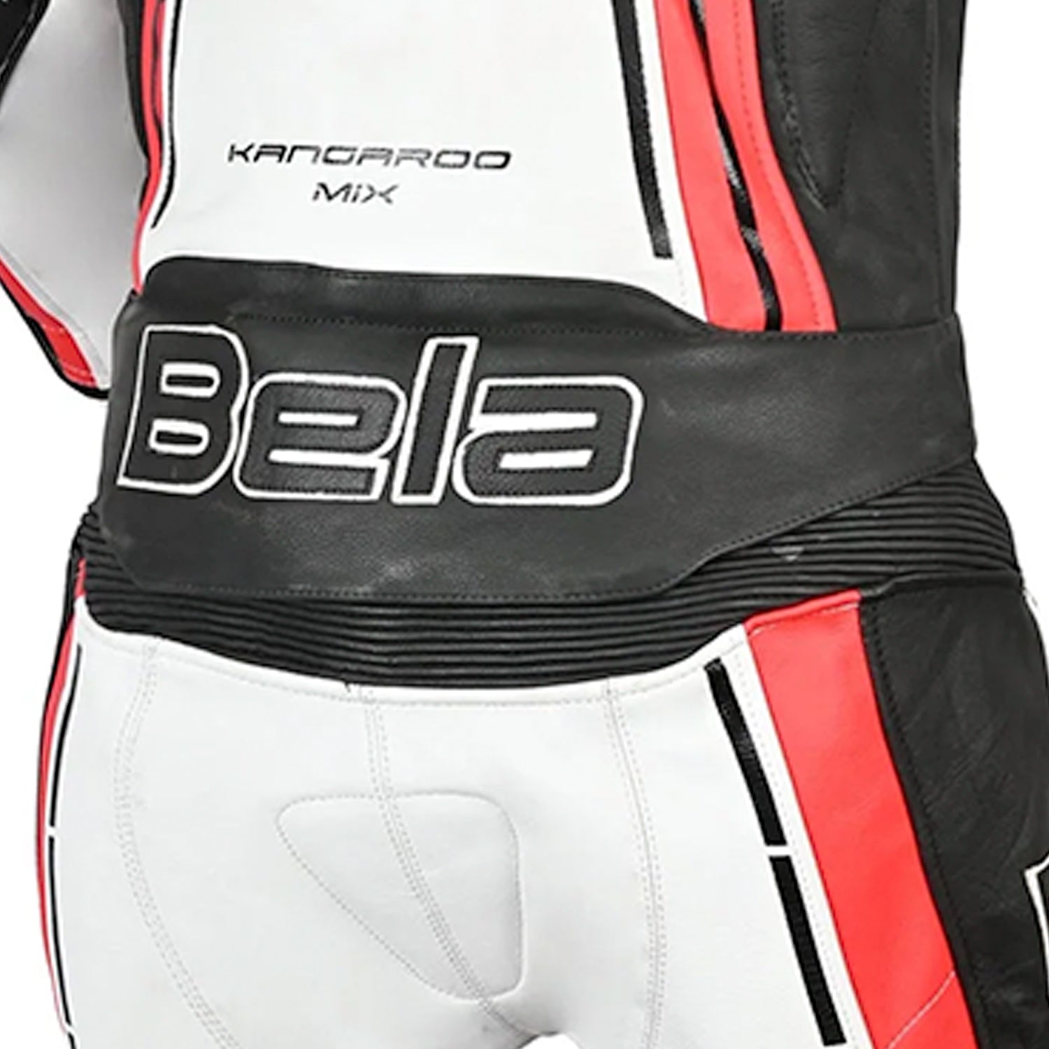 BELA ROCKET MIX KANGAROO TUTA 2 PEZZO UOMO NERO BIANCO ROSSO 