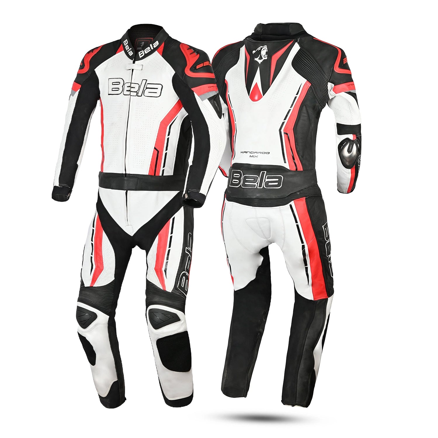 BELA ROCKET MIX KANGAROO TUTA 2 PEZZO UOMO NERO BIANCO ROSSO 