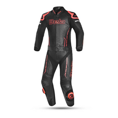 BELA ROCKET MIX KANGROO 2 PC MOTO TUTE UOMO NERO ROSSO ANTRACITA 