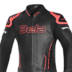 BELA ROCKET MIX KANGROO 2 PC MOTO TUTE UOMO NERO ROSSO ANTRACITA 