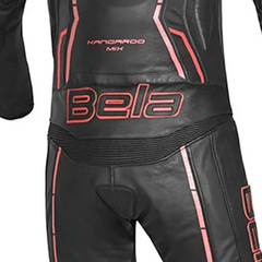 BELA ROCKET MIX KANGROO 2 PC MOTO TUTE UOMO NERO ROSSO ANTRACITA 