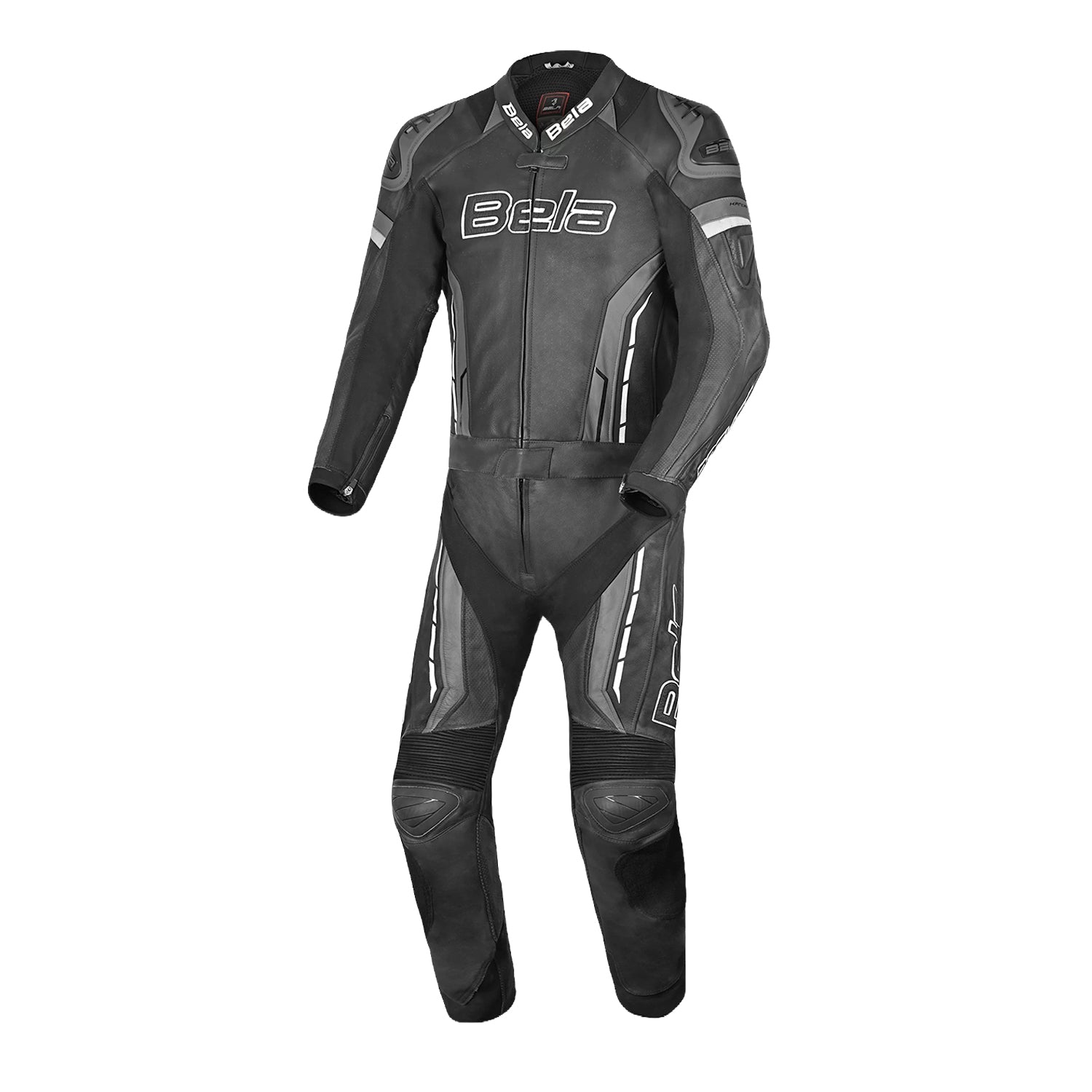 BELA ROCKET MIX KANGROO TUTE 2 PEZZO MOTO UOMO NERO GRIGIO ANTRACITA 