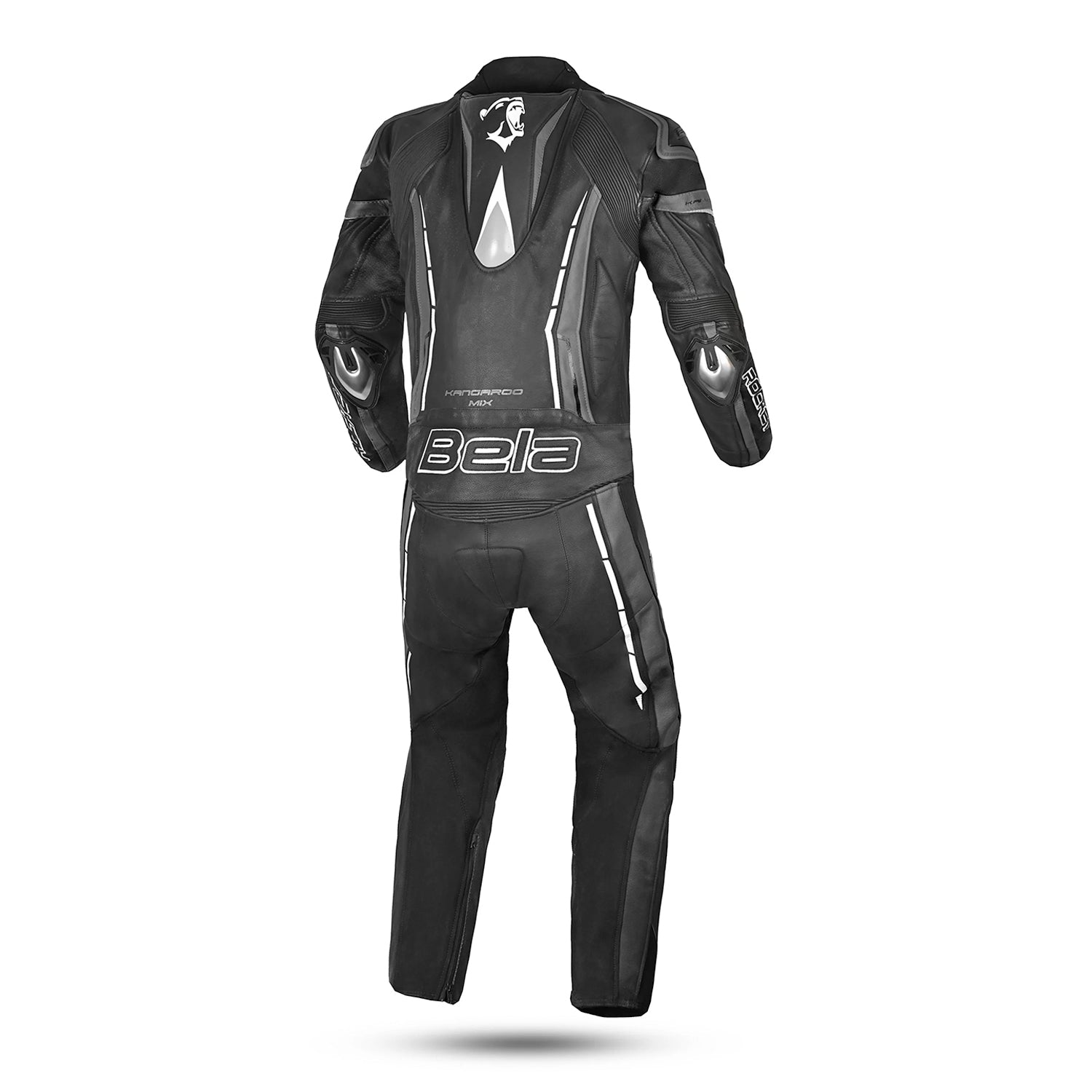 BELA ROCKET MIX KANGROO TUTE 2 PEZZO MOTO UOMO NERO GRIGIO ANTRACITA 