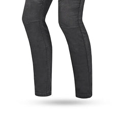 BELA ROSEKIN PANTALONI DONNA JEANS 30L NERO SPRAY 