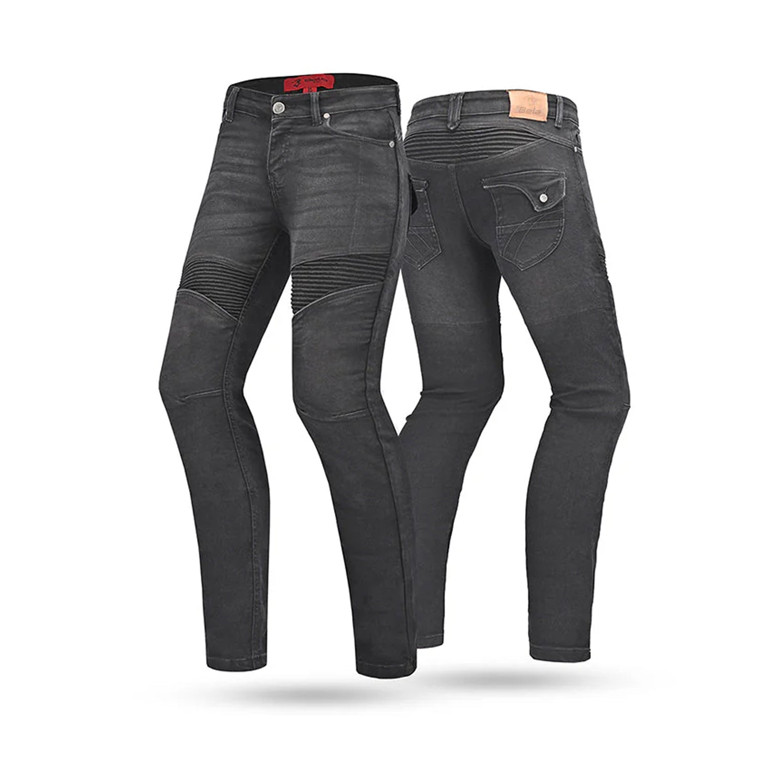BELA ROSEKIN PANTALONI DONNA JEANS 30L NERO SPRAY 