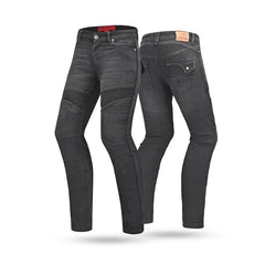 BELA ROSEKIN PANTALONI DONNA JEANS 30L NERO SPRAY 