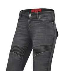 BELA ROSEKIN PANTALONI DONNA JEANS 30L NERO SPRAY 