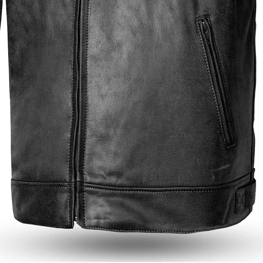 BELA ROYAL RIDER VINTAGE GIACCA IN VINTAGE NERO GRIGIO 