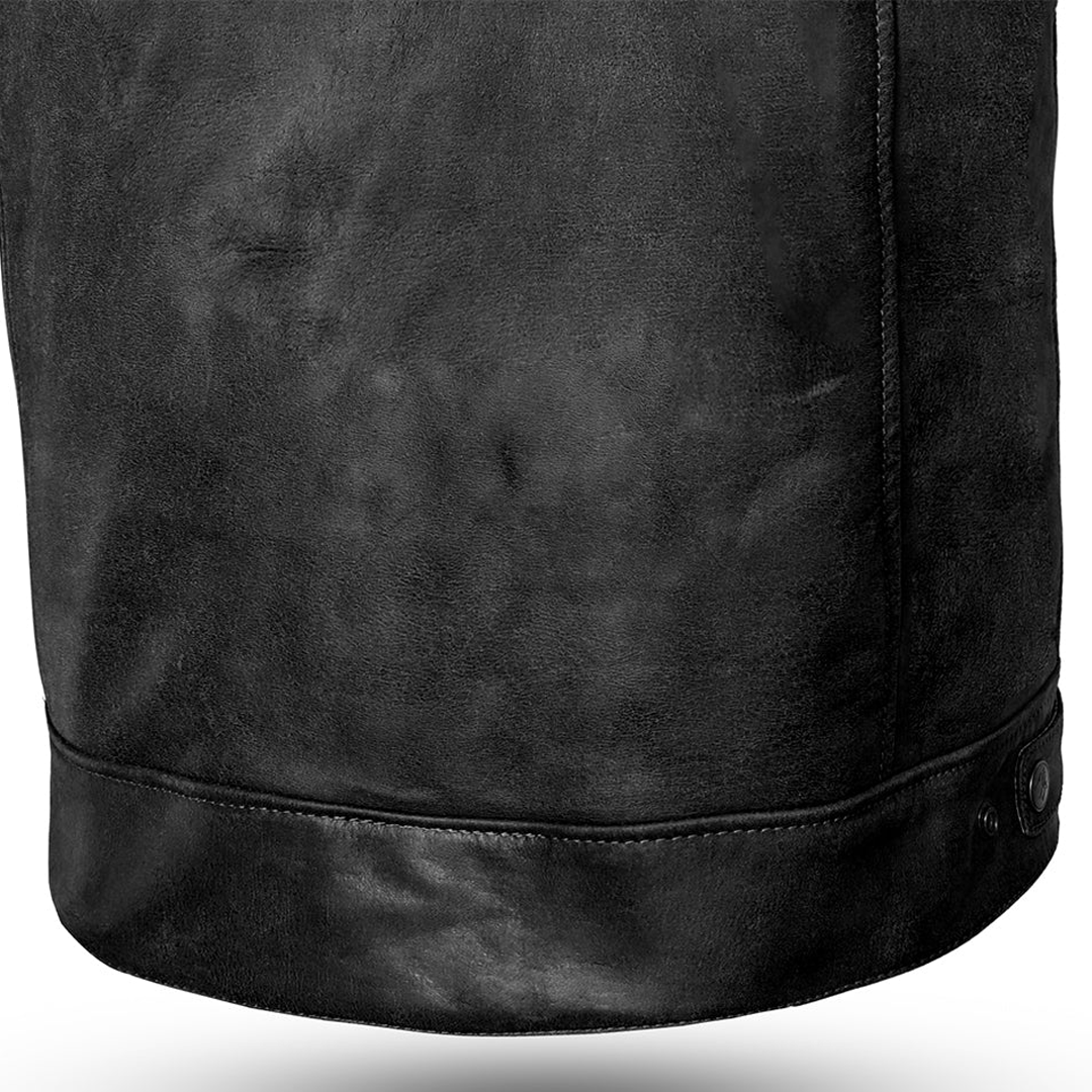 BELA ROYAL RIDER VINTAGE GIACCA IN VINTAGE NERO GRIGIO 