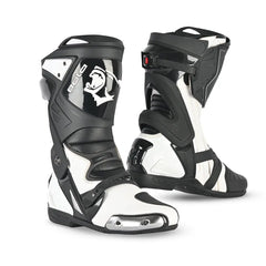 BELA Race Pro Staveli de Moto Blanco Nero over view