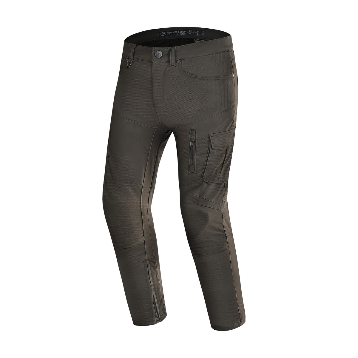 BELA REACHER LAYER CARGO 32L PANTALONI DI MOTO UOMO OLIVE VERDE 