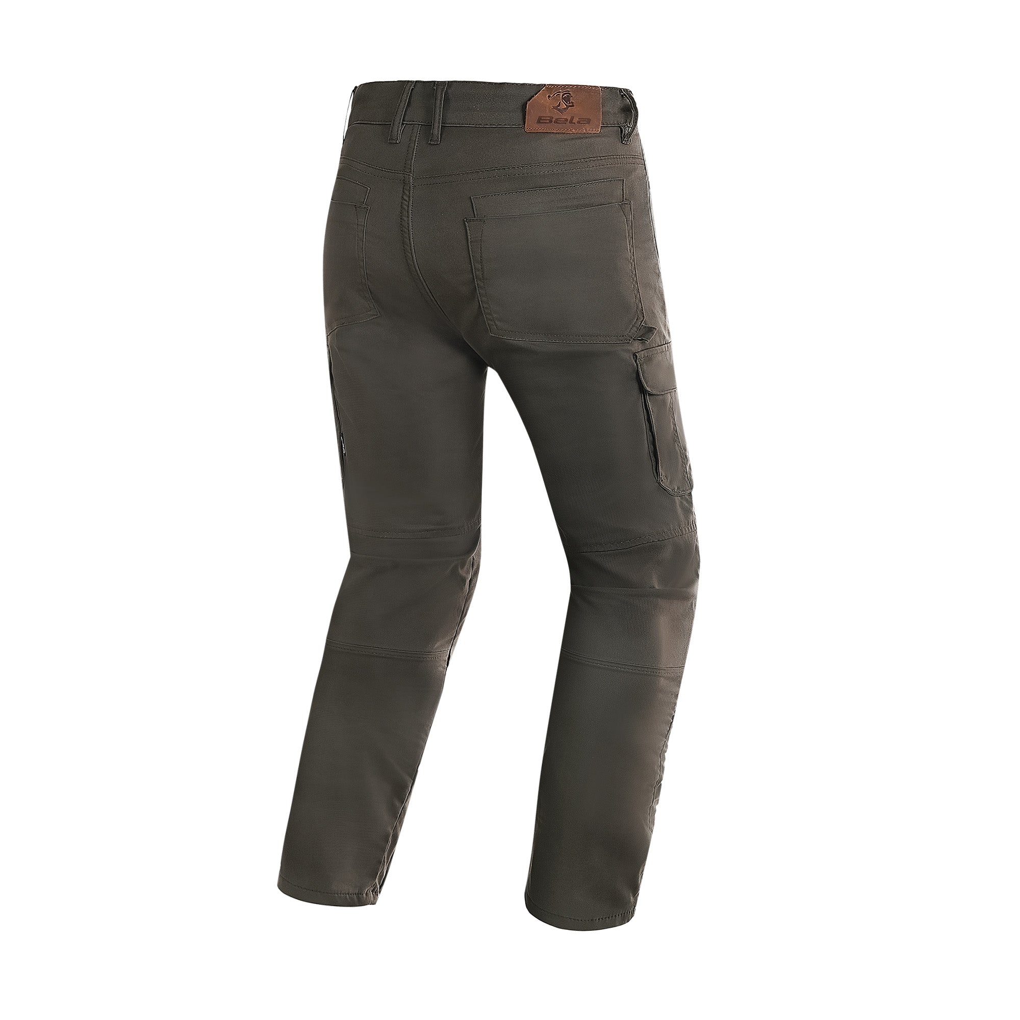 BELA REACHER LAYER CARGO 32L PANTALONI DI MOTO UOMO OLIVE VERDE 