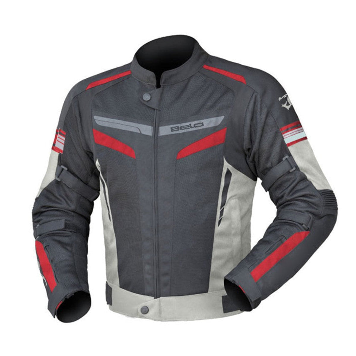 BELA GIACCA UOMO MOTO SPRINTER 2 STRATI NERO/GHIACCIO/ROSSO 