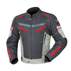 BELA GIACCA UOMO MOTO SPRINTER 2 STRATI NERO/GHIACCIO/ROSSO 