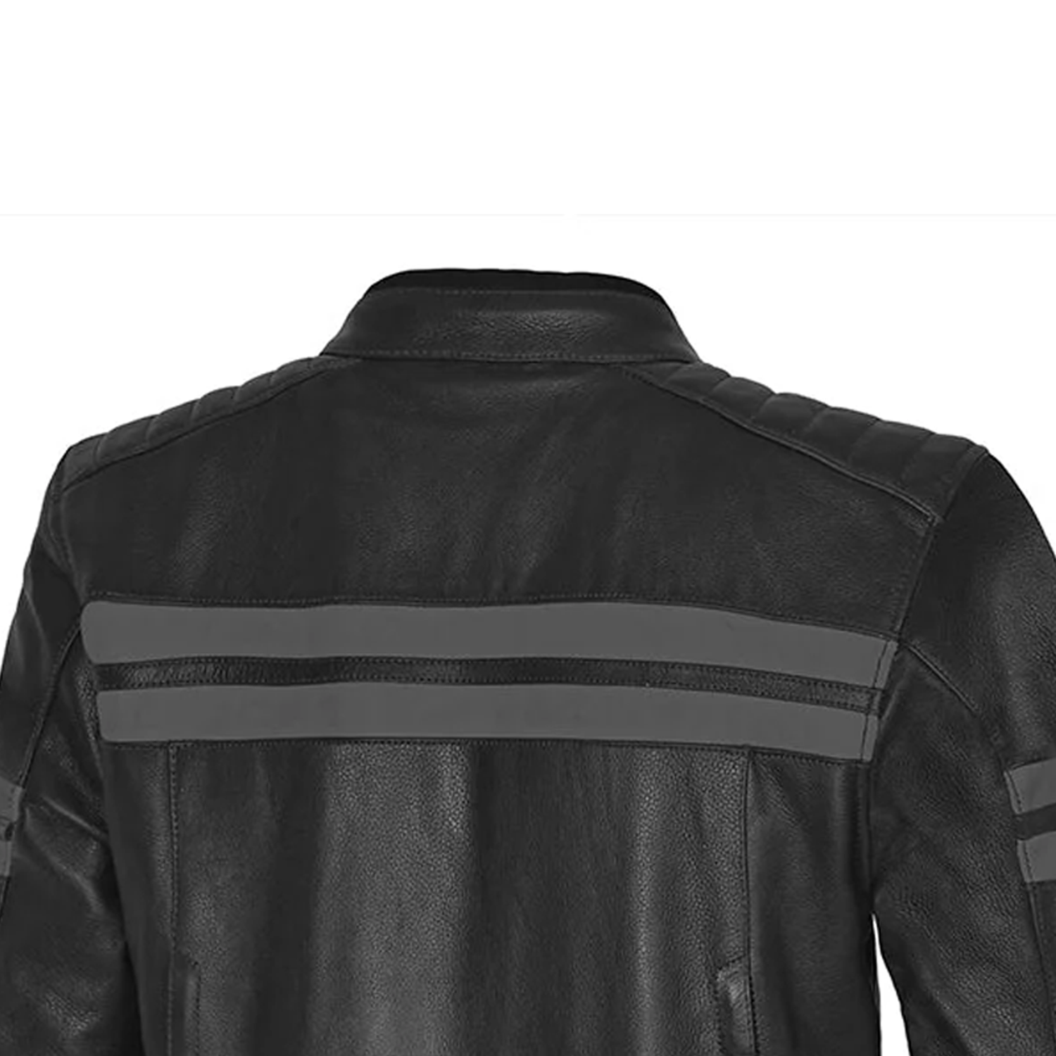 BELA GIACCA PELLE STARK 4 STAGIONI NERO/GRIS 