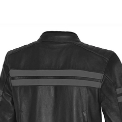 BELA GIACCA PELLE STARK 4 STAGIONI NERO/GRIS 