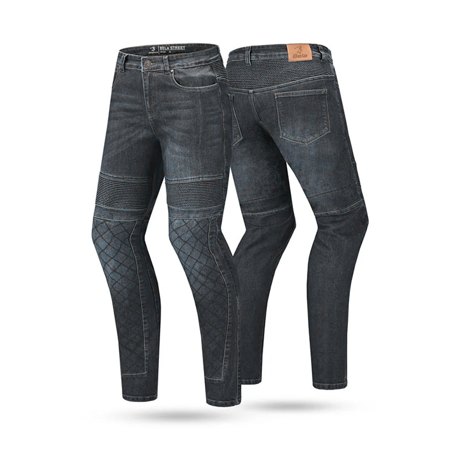 BELA STREET LADY PANTALONI DONNA VAQUERO JEANS NERO 