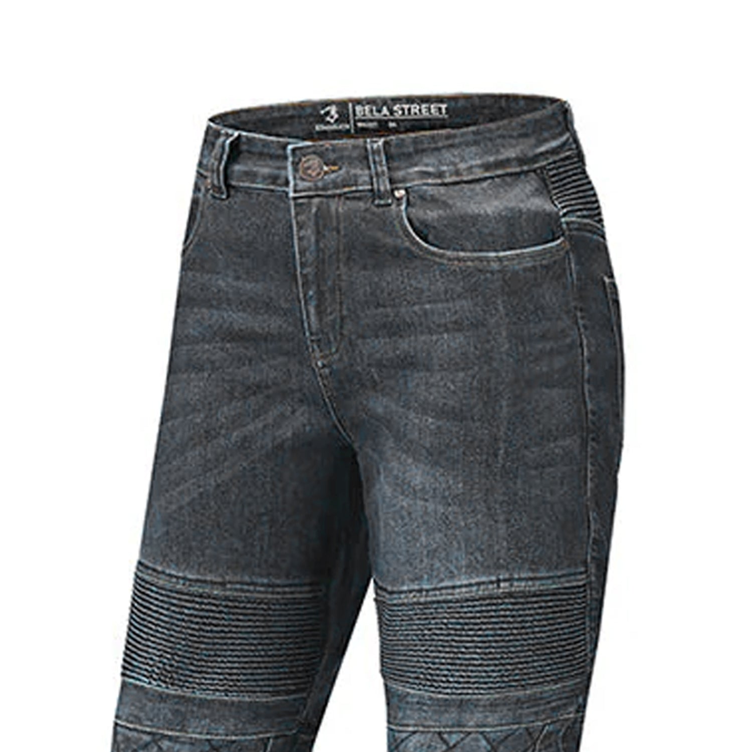 BELA STREET LADY PANTALONI DONNA VAQUERO JEANS NERO 