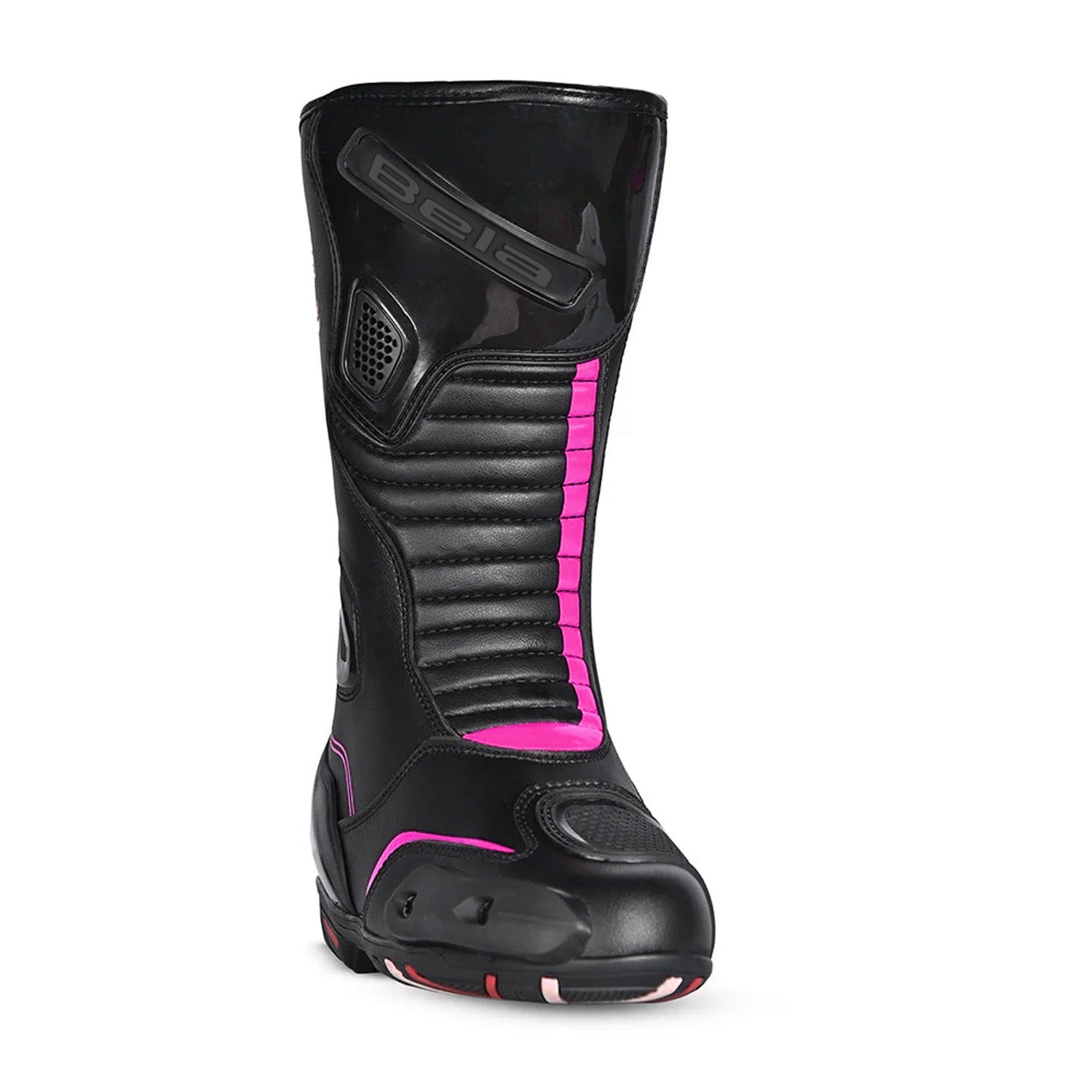 BELA STRIP STIVALI DONNA SPORTIVO NERO ROSA 