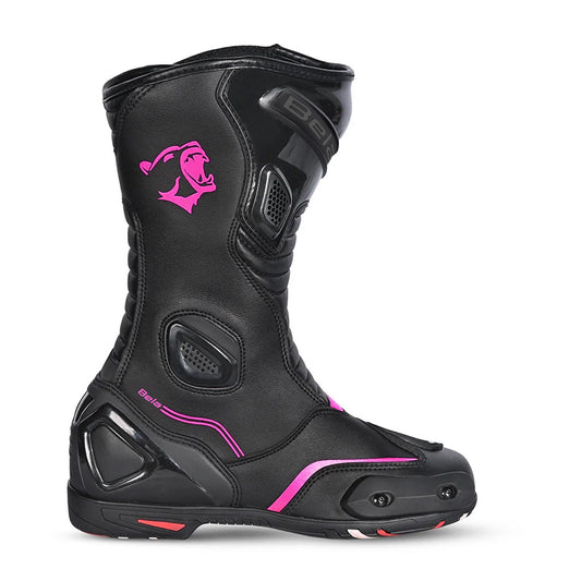Botas de carreras Bela Strip Lady negras y rosas  – Yamoto.it