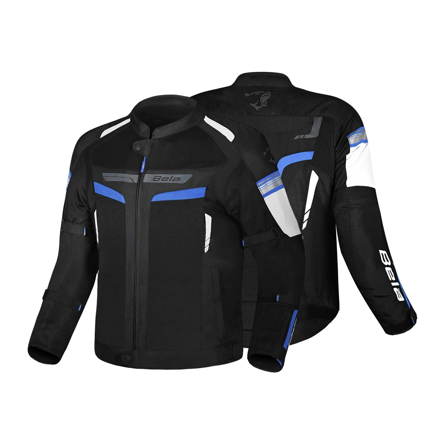 BELA SPRINTER GIACCA DI MOTO TESSUTO UOMO NERO BLU 
