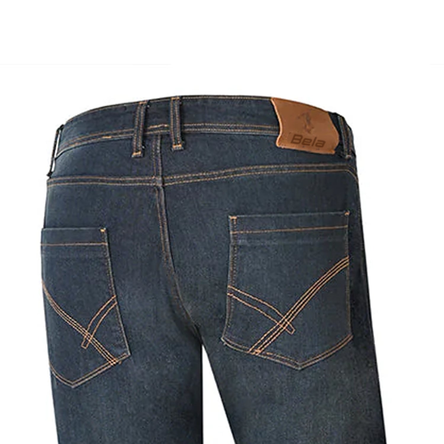 BELA TOUGH RIDER PANTALONI UOMO VINRAGE JEANS CASUALE BLU 