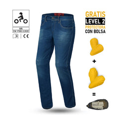 BELA TOUGH RIDER PANTALONI UOMO VINTAGE JEANS BLU 
