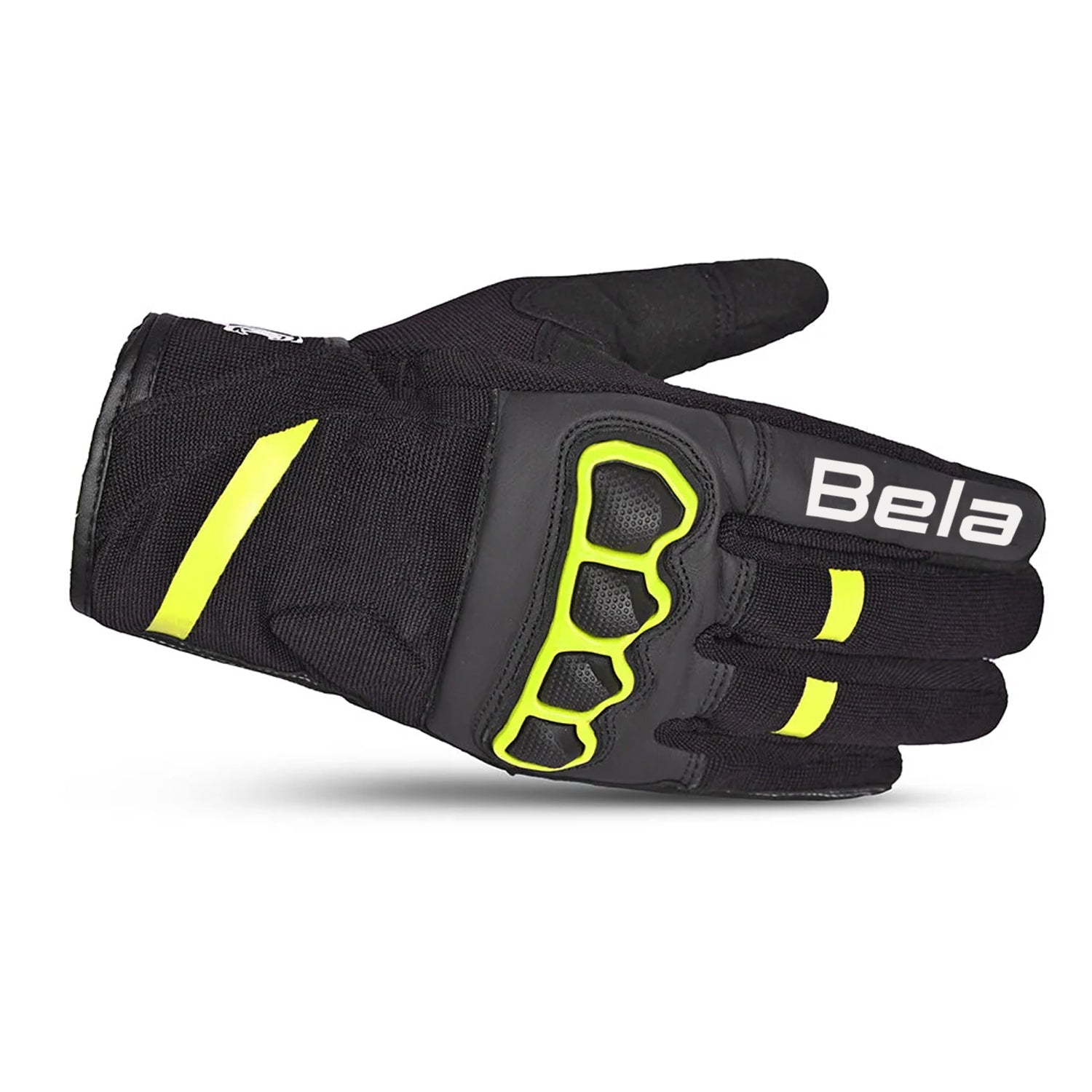BELA TRACKER GUANTI DONNA INVERNALI MOTO NERO/GIALLO 