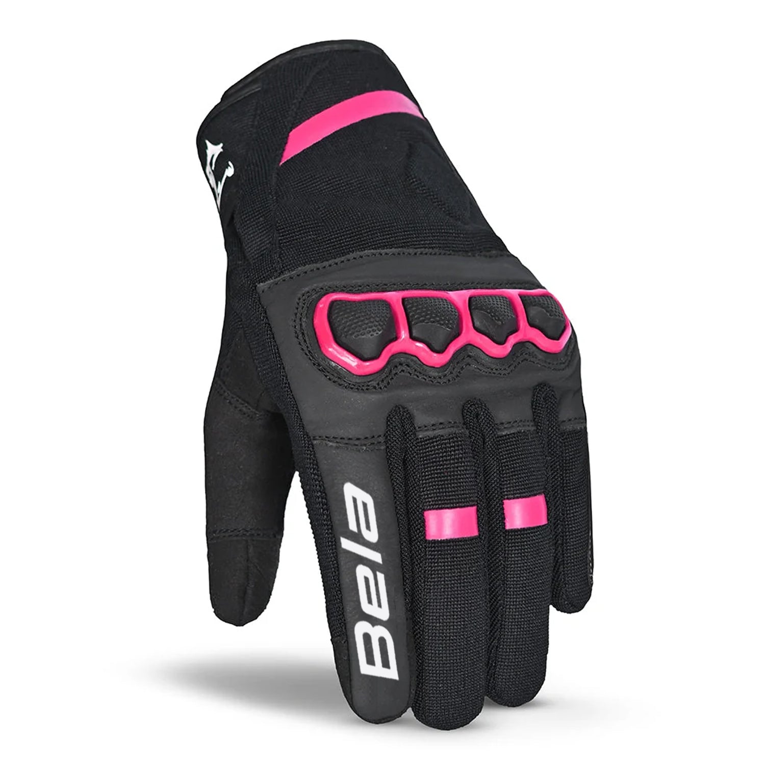 BELA TRACKER GUANTI DONNA INVERNALI MOTO NERO/ROSA 