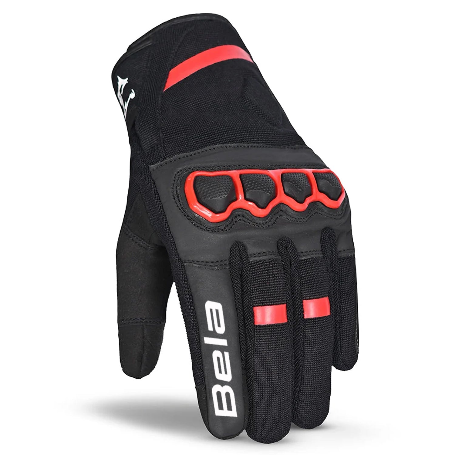 BELA TRACKER GUANTI UOMO INVERNALI MOTO NERO/ROSSO 