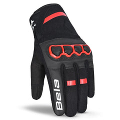 BELA TRACKER GUANTI UOMO INVERNALI MOTO NERO/ROSSO 
