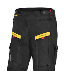 BELA TRANSFORMER PANTALONI UOMO MOTO TESSUTO NERO GIALLO FLUO 