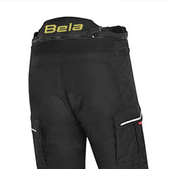BELA TRANSFORMER PANTALONI UOMO MOTO TESSUTO NERO GIALLO FLUO 