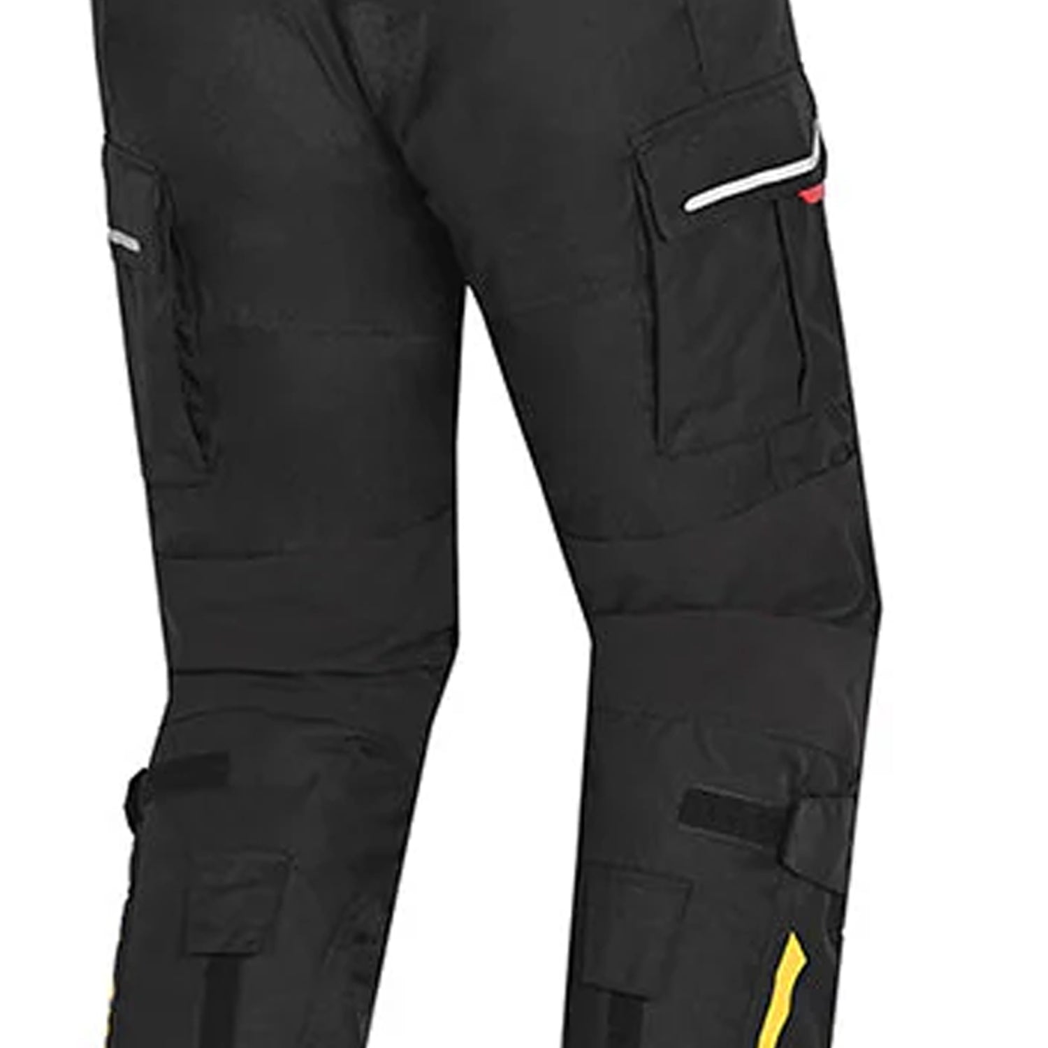 BELA TRANSFORMER PANTALONI UOMO MOTO TESSUTO NERO GIALLO FLUO 