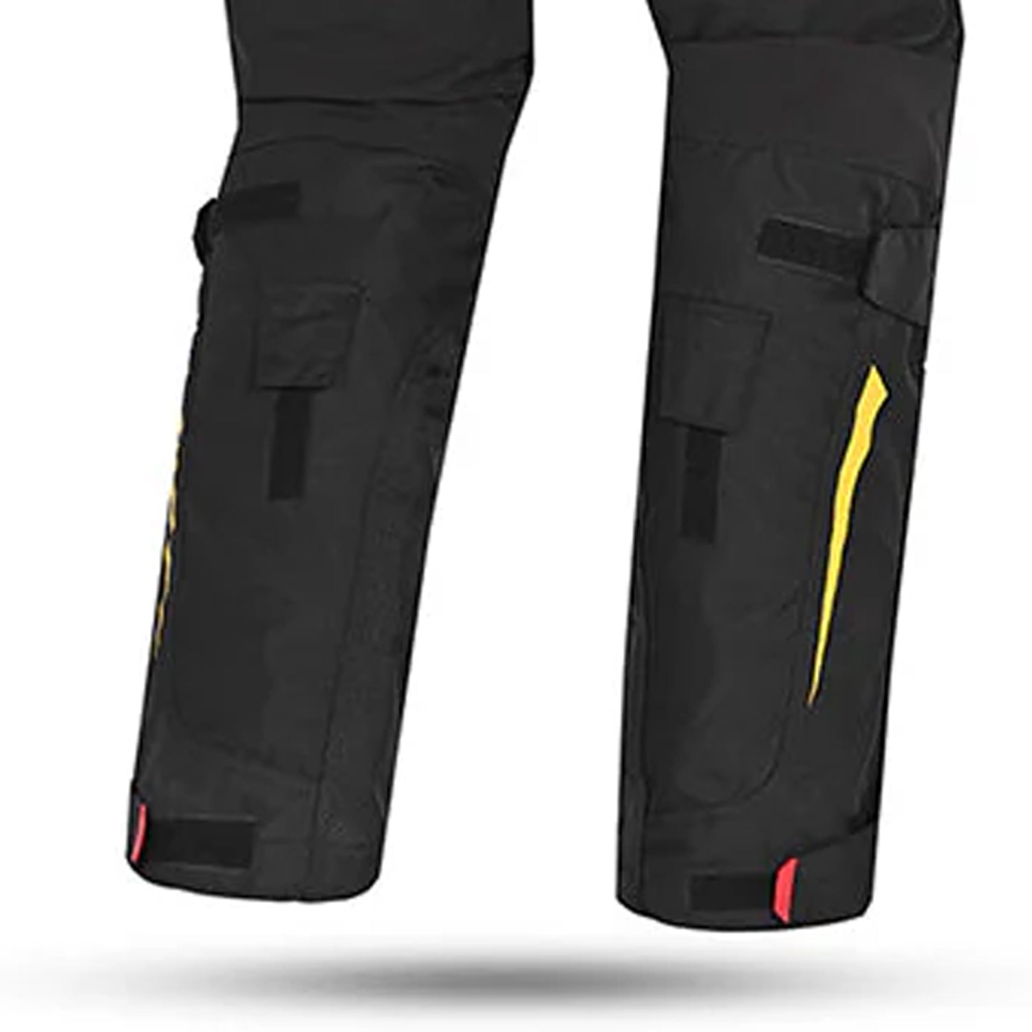 BELA TRANSFORMER PANTALONI UOMO MOTO TESSUTO NERO GIALLO FLUO 