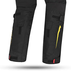 BELA TRANSFORMER PANTALONI UOMO MOTO TESSUTO NERO GIALLO FLUO 