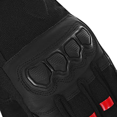 BELA TRACKER WP GUANTI DI MOTO DONNA TESSILE NERO ROSSO 