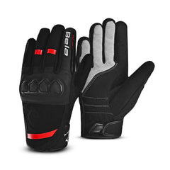 BELA TRACKER WP GUANTI DI MOTO DONNA TESSILE NERO ROSSO 