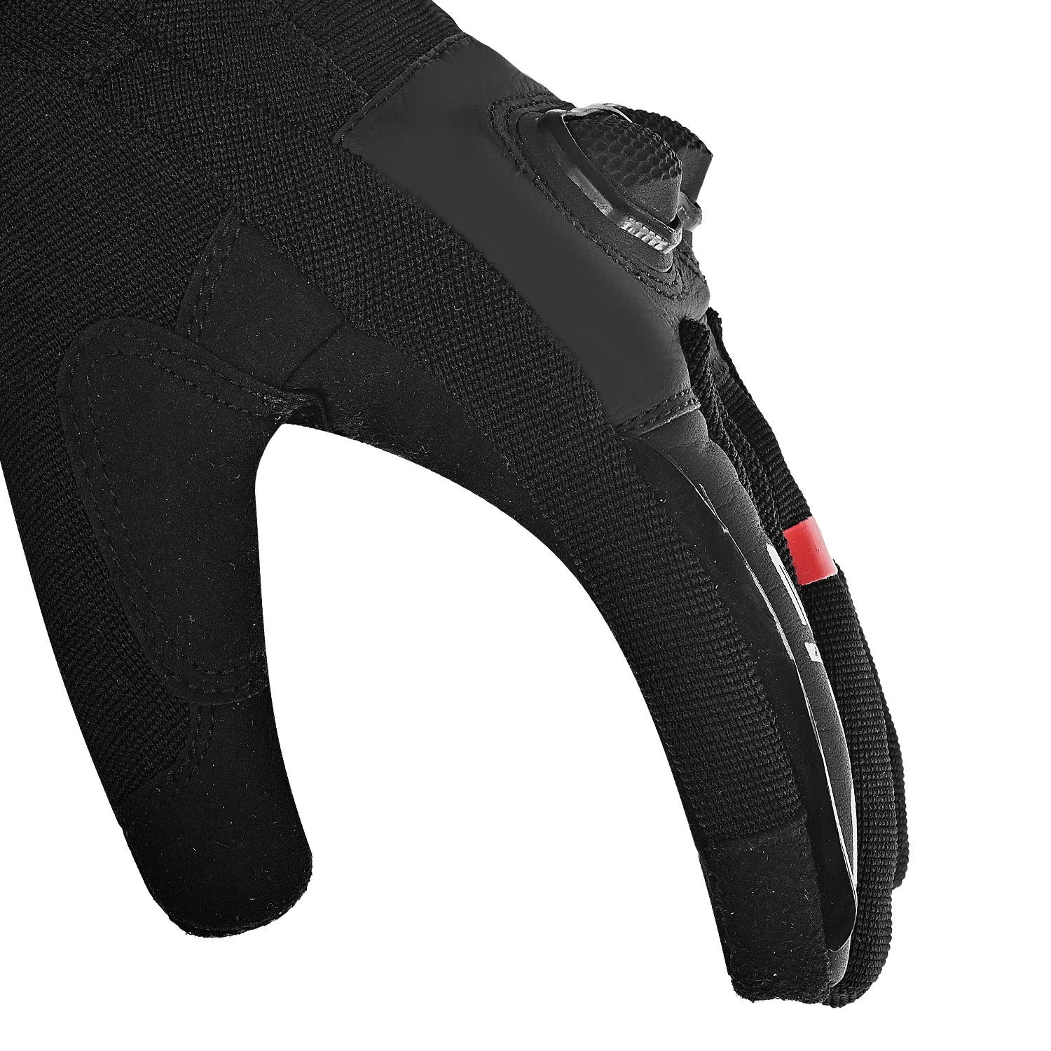 BELA TRACKER WP GUANTI DI MOTO DONNA TESSILE NERO ROSSO 