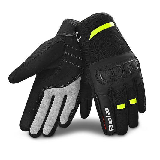 BELA TRACKER GUANTI DI MOTO DONNA NERO GIALLO – Yamoto.it