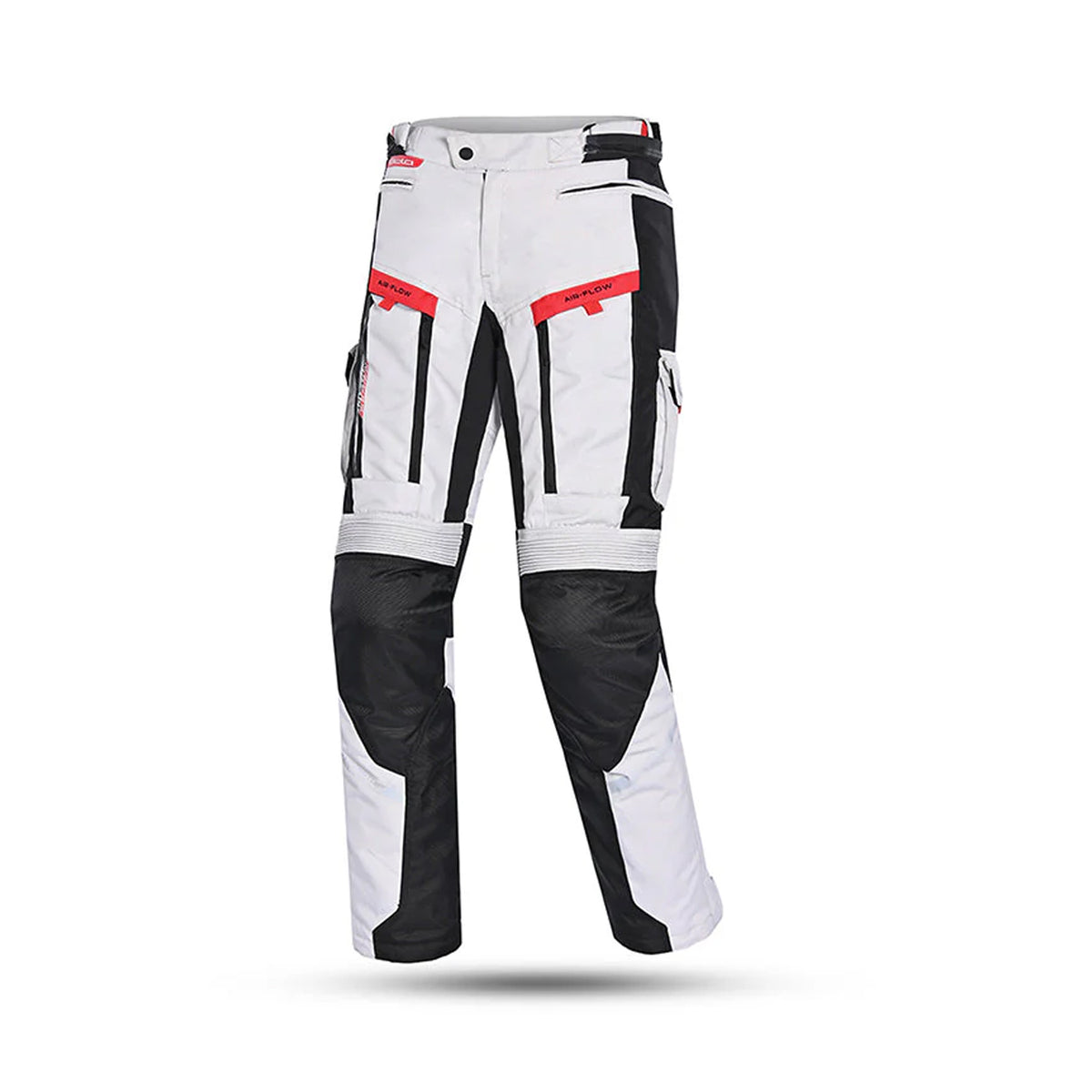 BELA TRANSFORMER PANTALONI UOMO MOTO TESSUTO GHIACCIO NERO ROSSO 