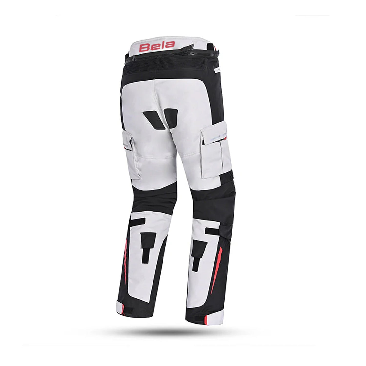 BELA TRANSFORMER PANTALONI UOMO MOTO TESSUTO GHIACCIO NERO ROSSO 