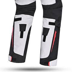 BELA TRANSFORMER PANTALONI UOMO MOTO TESSUTO GHIACCIO NERO ROSSO 