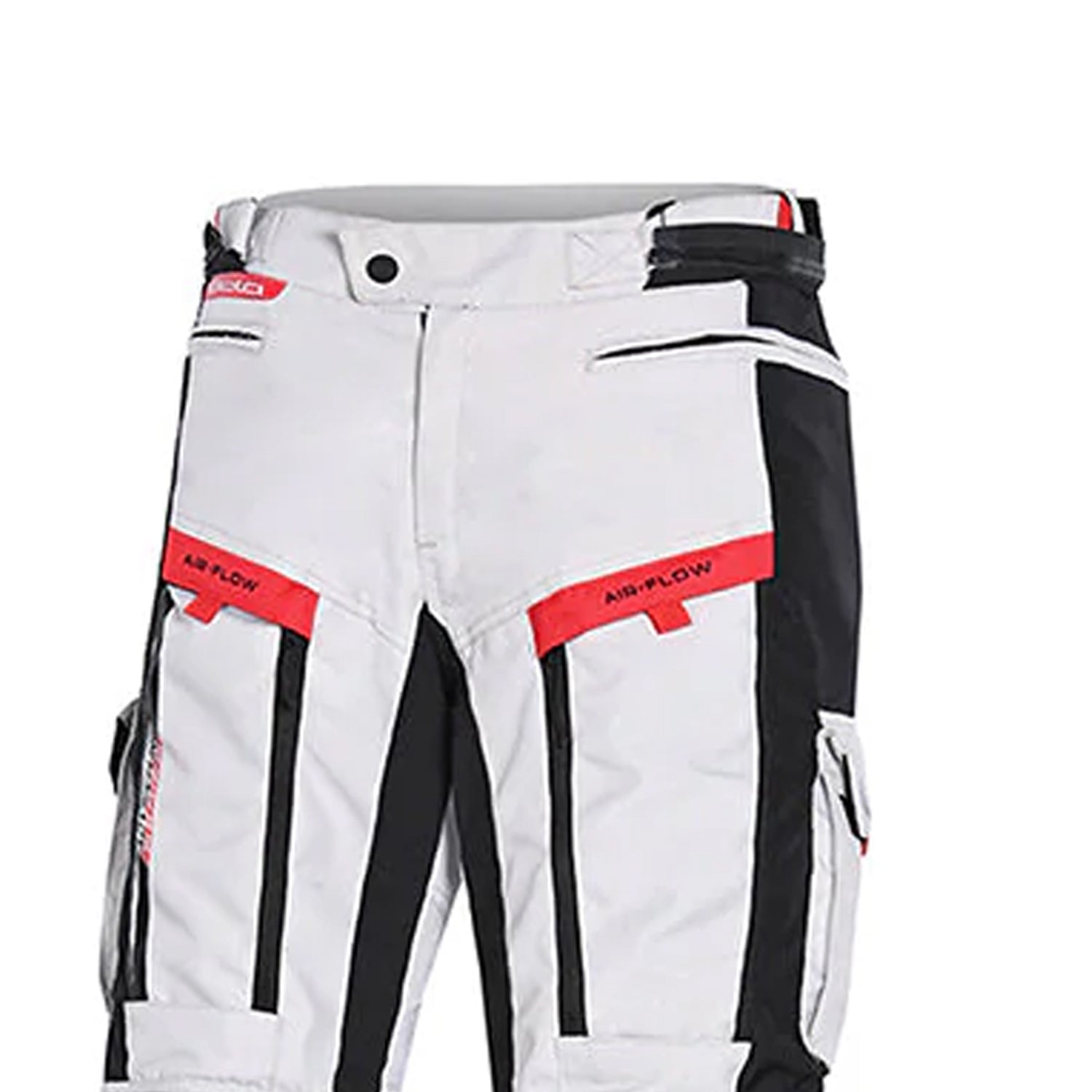 BELA TRANSFORMER PANTALONI UOMO MOTO TESSUTO GHIACCIO NERO ROSSO 