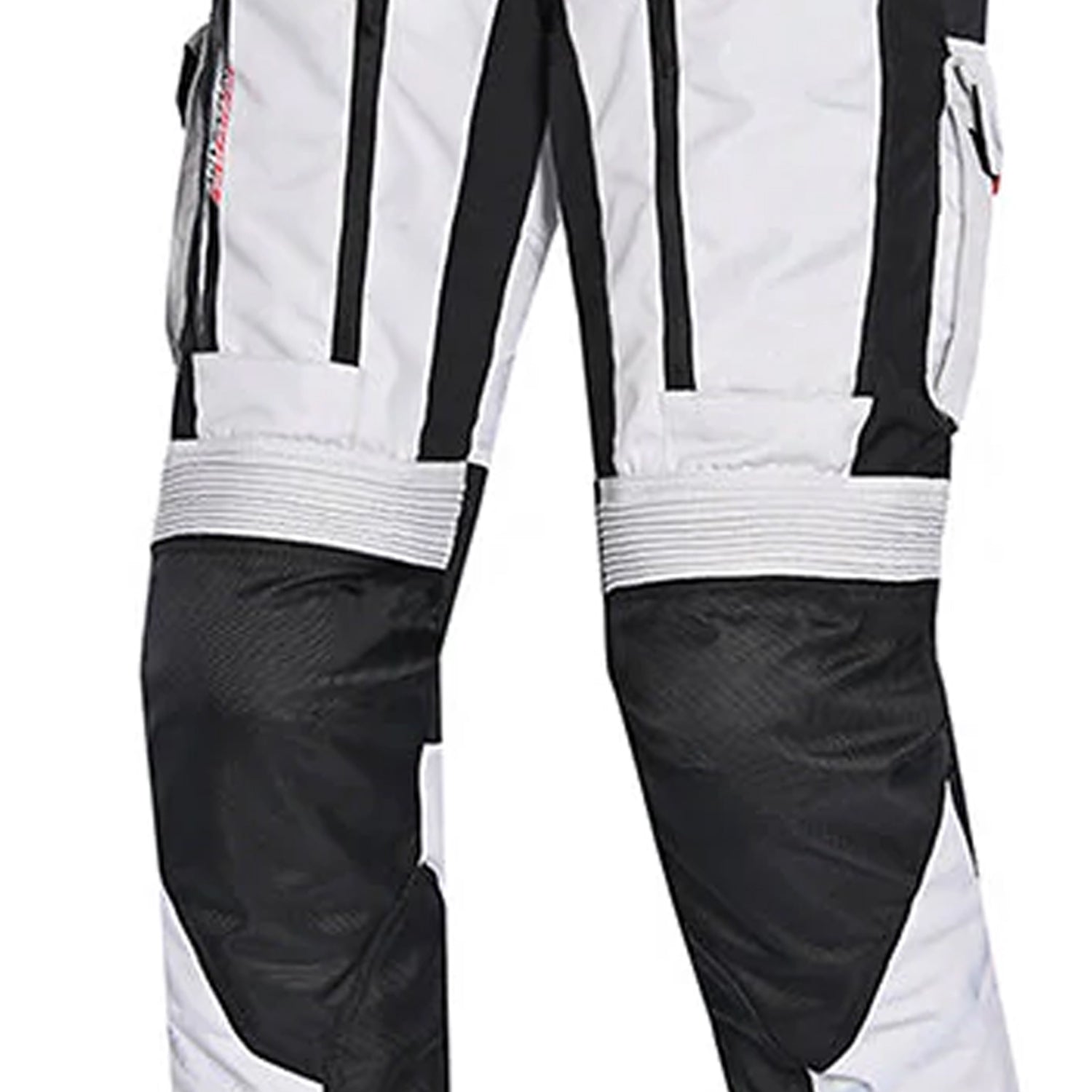 BELA TRANSFORMER PANTALONI UOMO MOTO TESSUTO GHIACCIO NERO ROSSO 